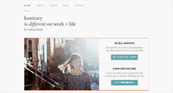 Desktop Screenshot of kontrary.com